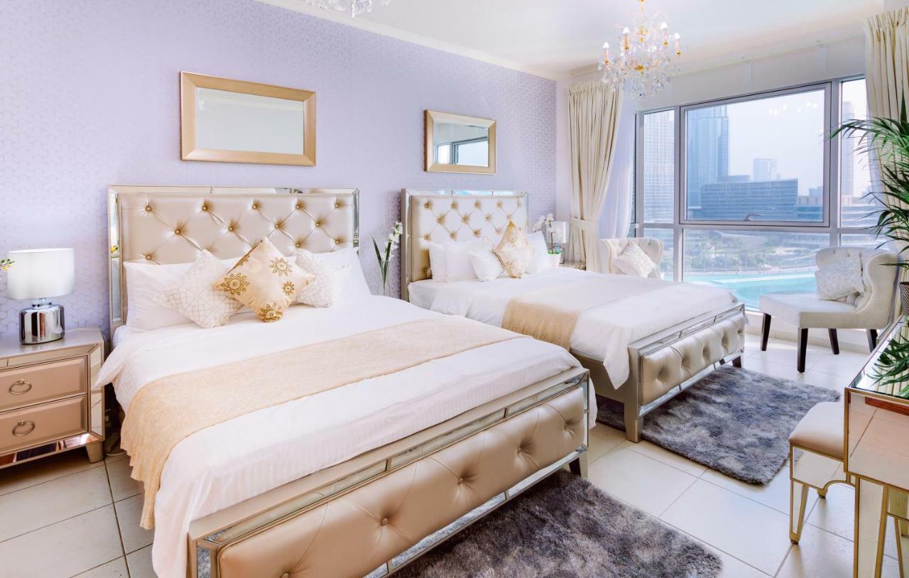 דובאי Elite Royal Apartment - Full Burj Khalifa And Fountain View - Caesar מראה חיצוני תמונה